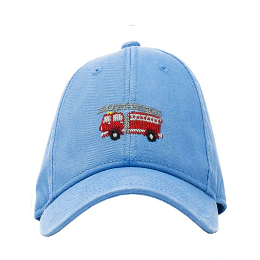 Firetruck Baseball Hat-Light Blue